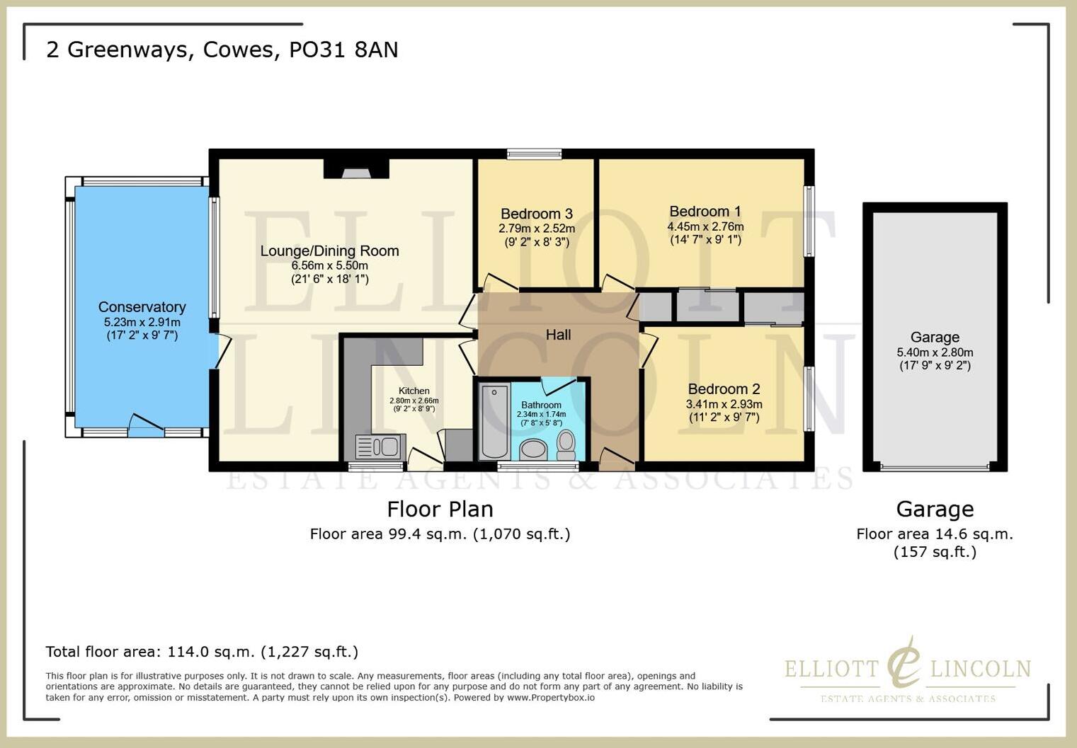 Greenways, Cowes floorplan