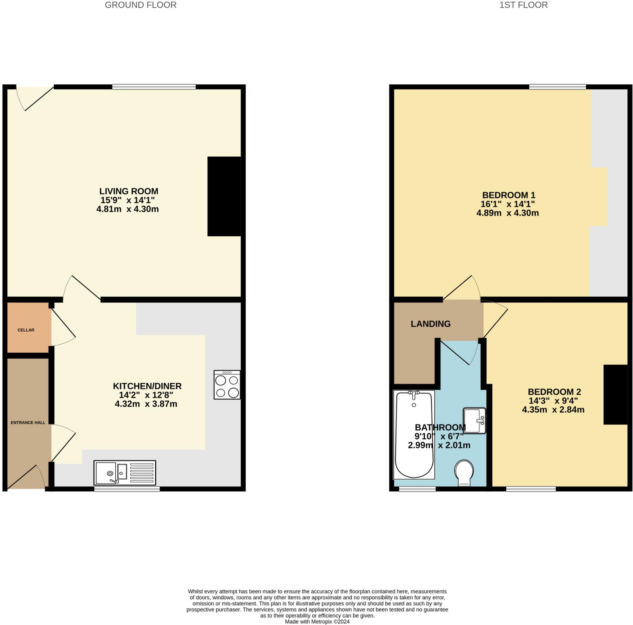 Syke Road, Tingley, WF3 floorplan
