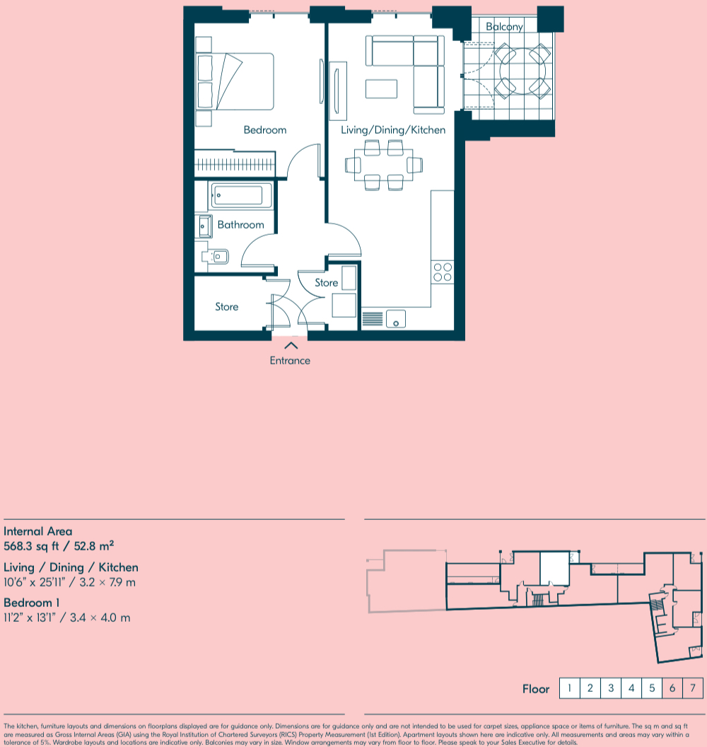 33 Ufford Street, London, SE1 8FF floorplan