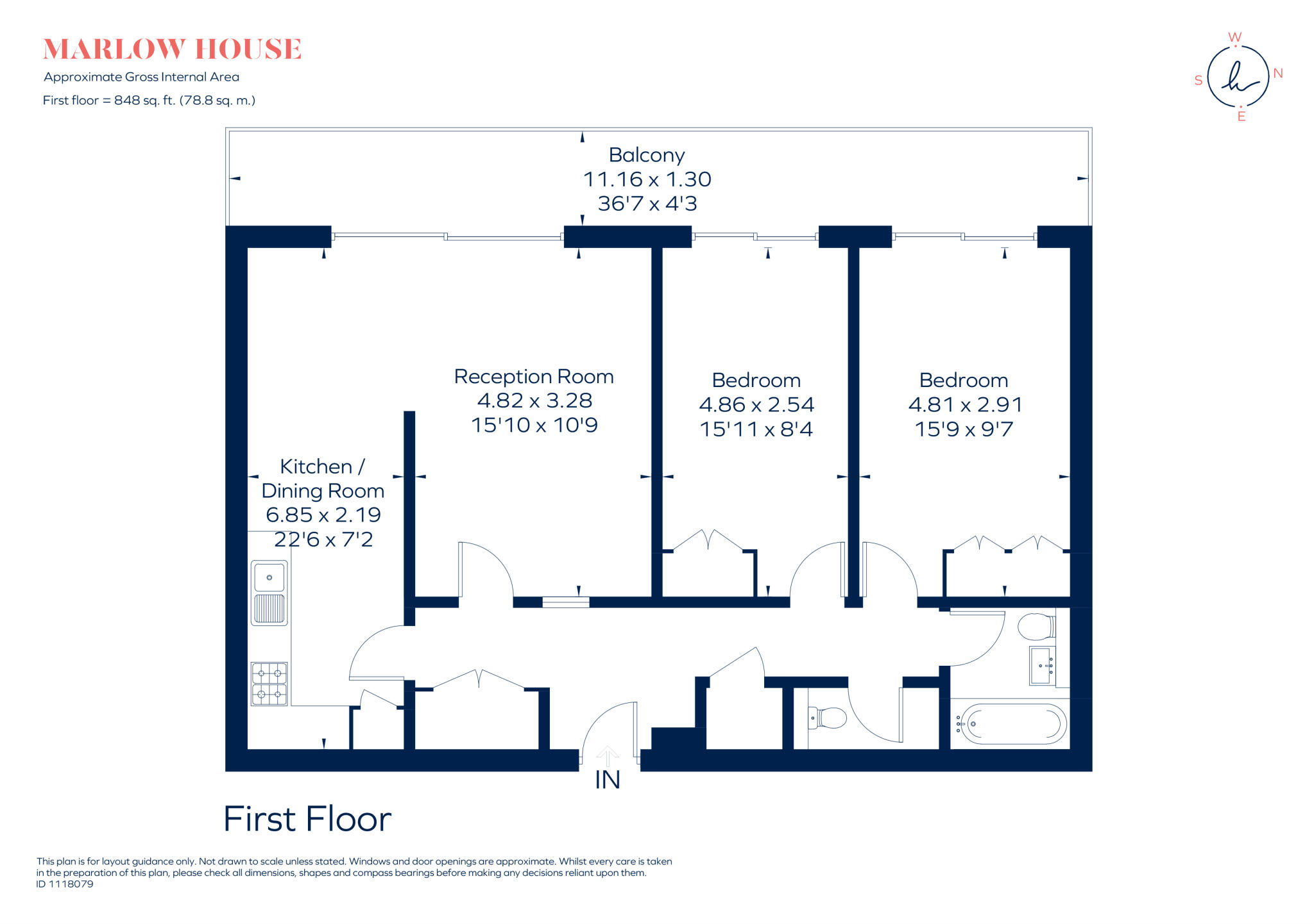 Portsmouth Road, Kingston Upon Thames, KT1 floorplan