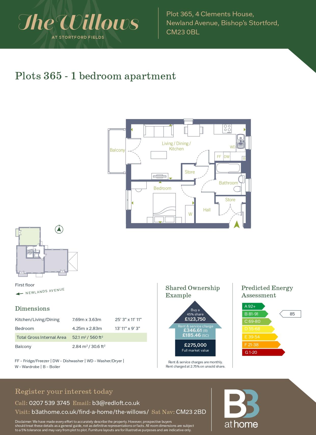 Clements House, Newland Avenue, Bishop's Stortford, CM23 0BL floorplan