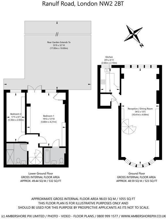 Ranulf Road, London, NW2 floorplan