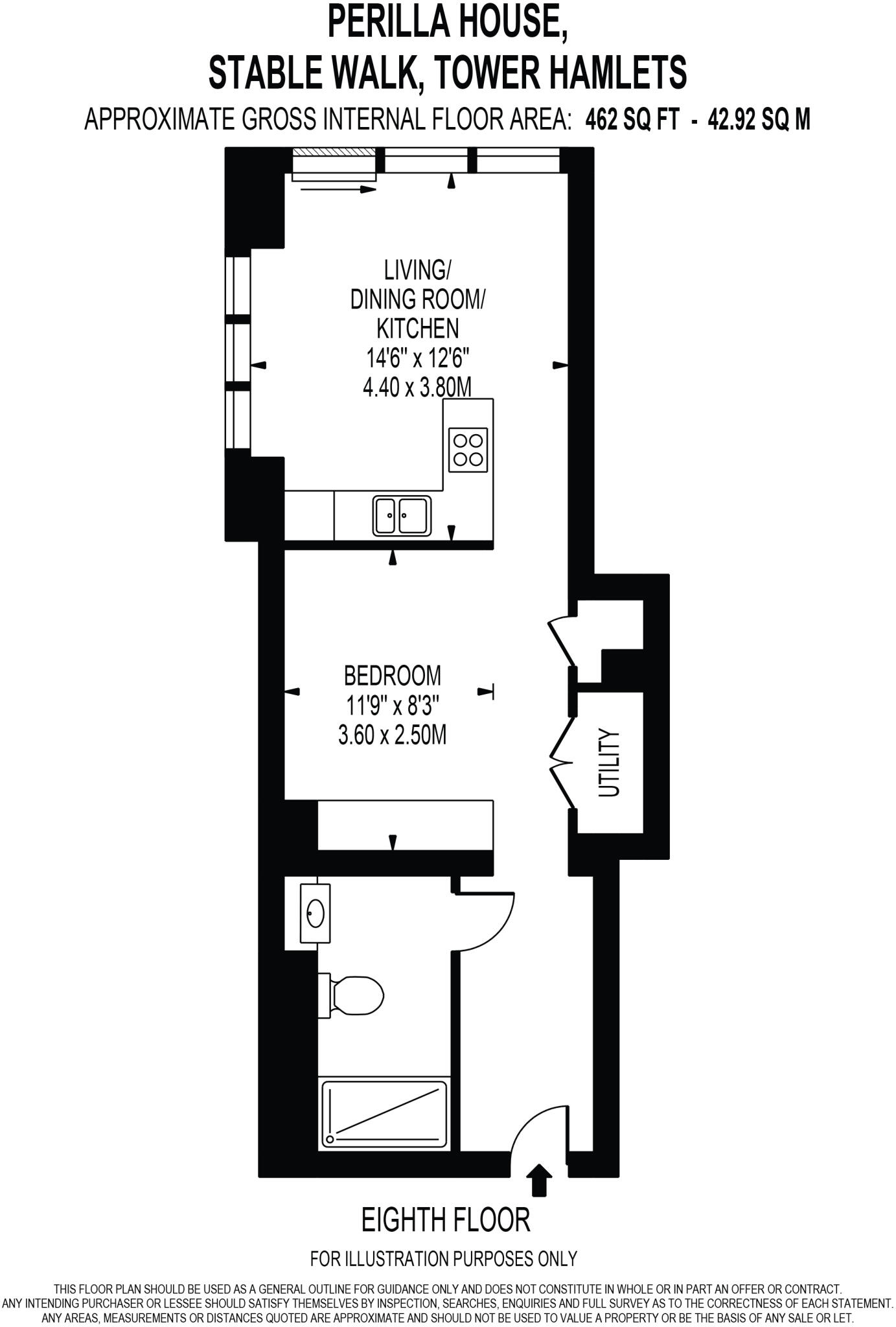 Perilla House, 17 Stable Walk, E1 floorplan