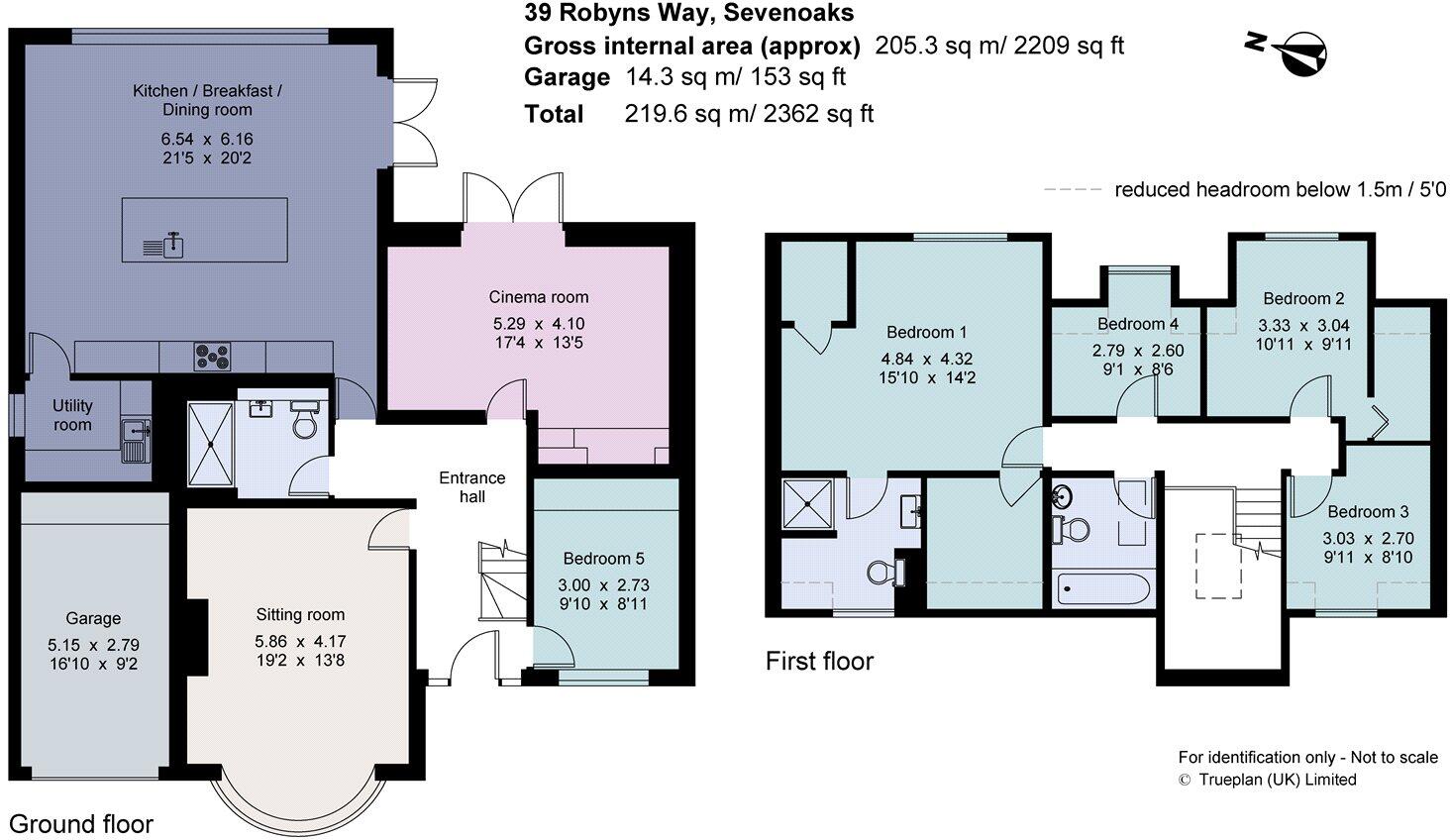 Robyns Way, Sevenoaks, Kent, TN13 floorplan