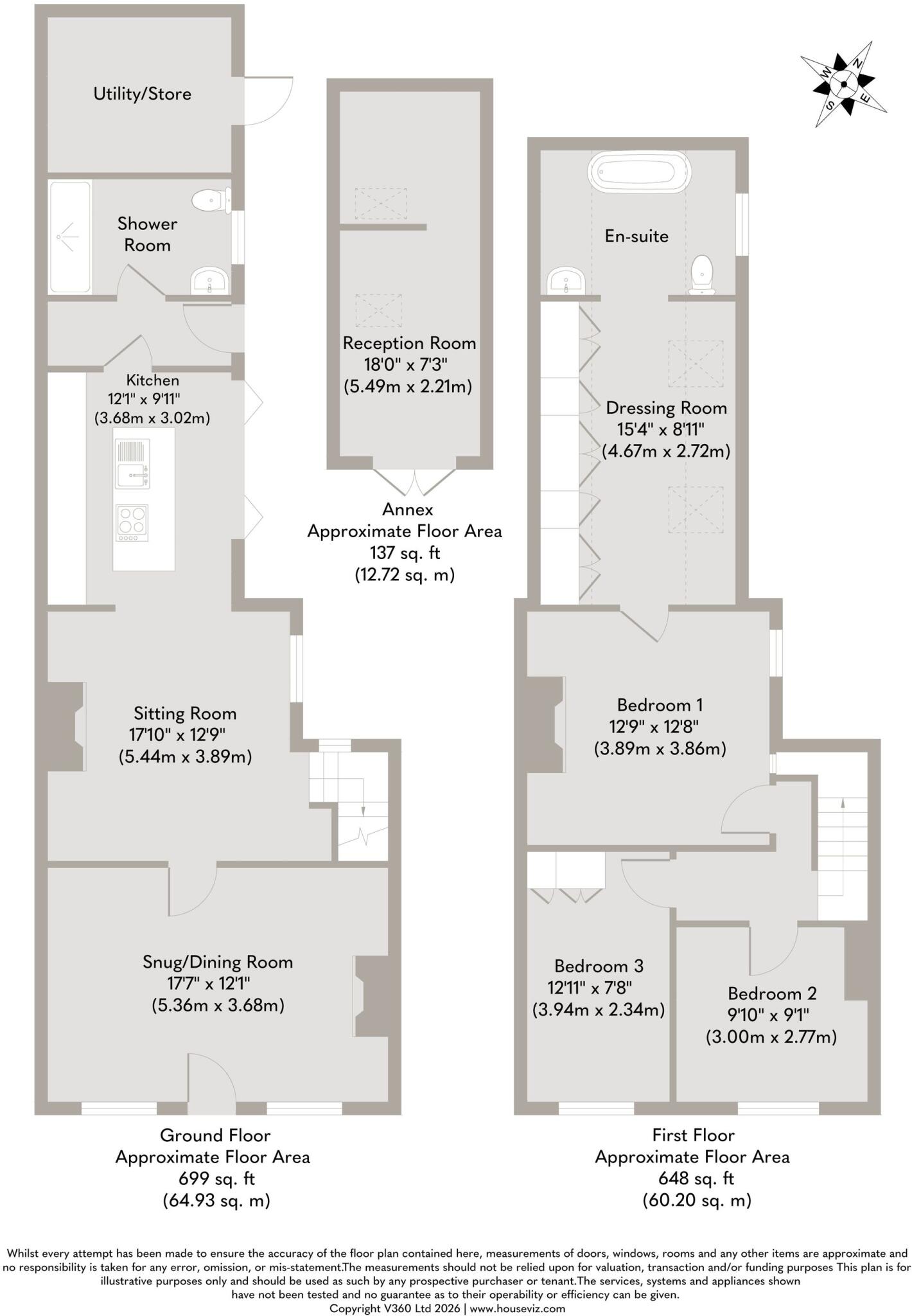 Detached Victorian Cottage in Brooke floorplan
