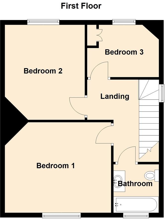 Hospital Road, Talgarth, Brecon, Powys. floorplan