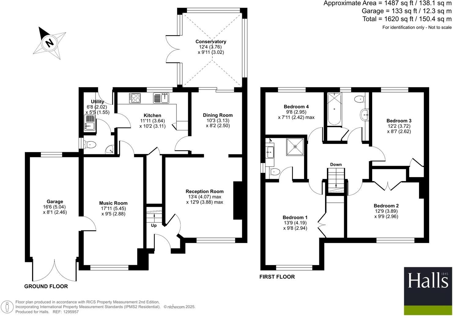 Donnett Close, Whittington, Oswestry. floorplan