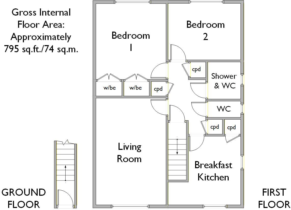 Leaview, Waltham Abbey floorplan