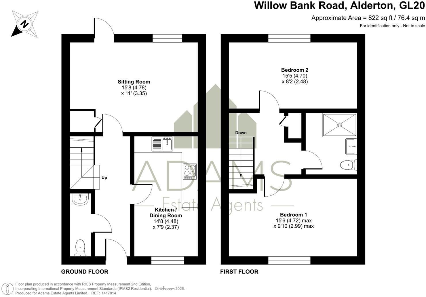 Willow Bank Road, Alderton, Tewkesbury floorplan