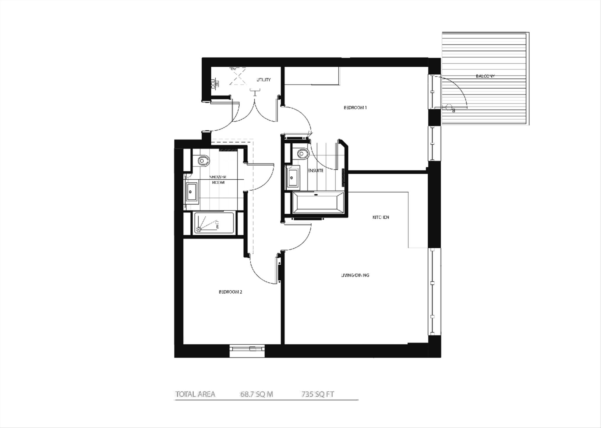 Grand Canal Avenue, Surrey Quays floorplan