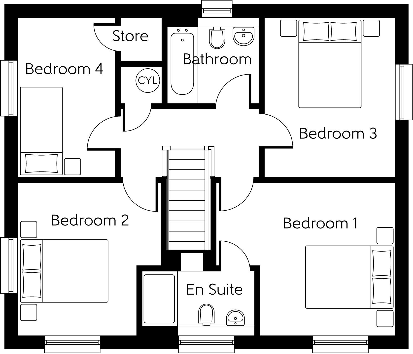 Wyvern Road, 
Skipton,
Yorkshire,
BD23 3BT floorplan