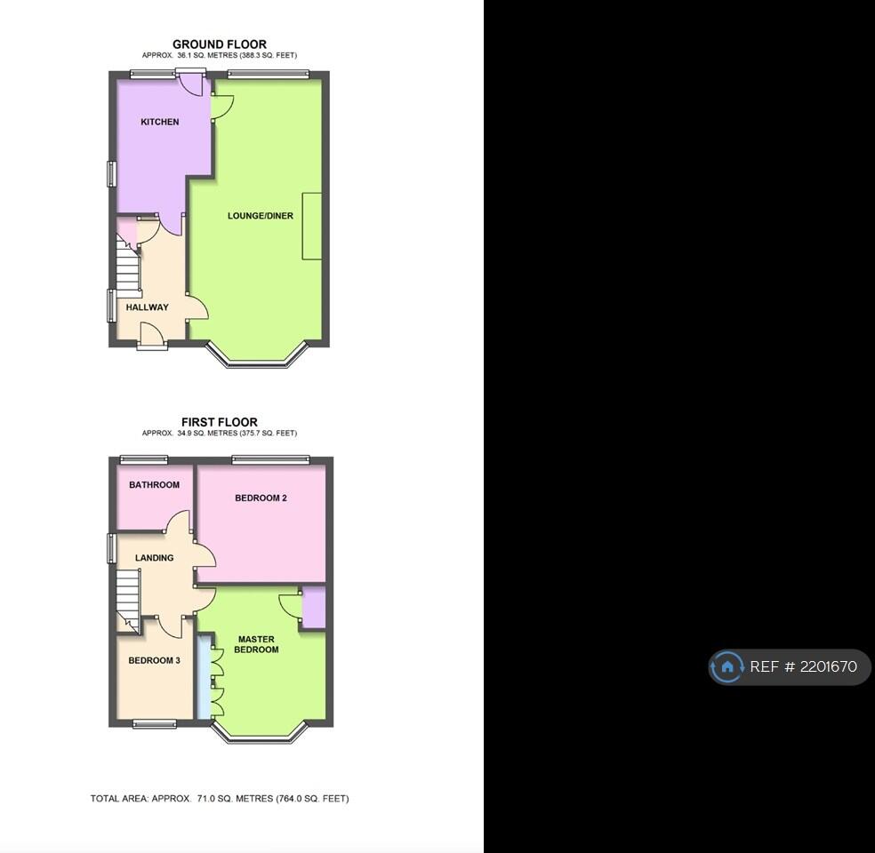 Leven Close, Cardiff, CF23 floorplan