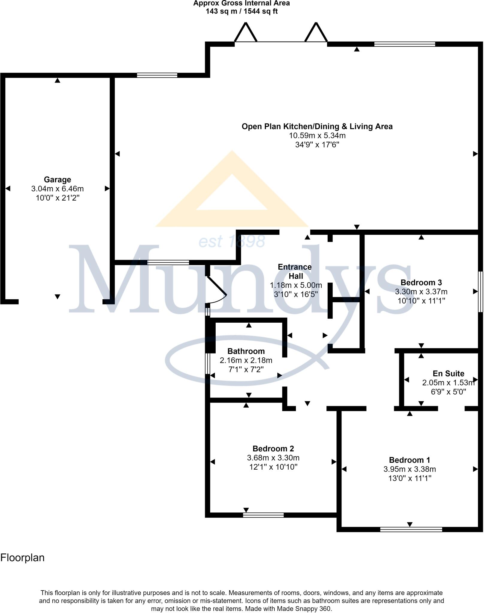 Shooters Close, Caistor floorplan