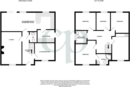 Clay Avenue, Stewartby, Bedfordshire, MK43 floorplan