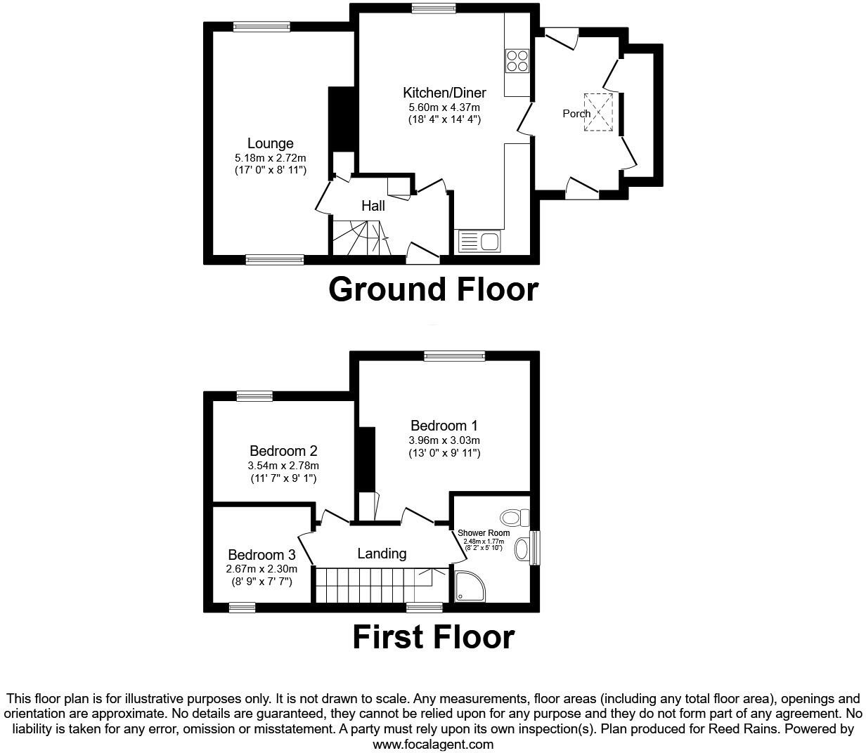 Ridgeway, Rotherham, South Yorkshire, S65 floorplan