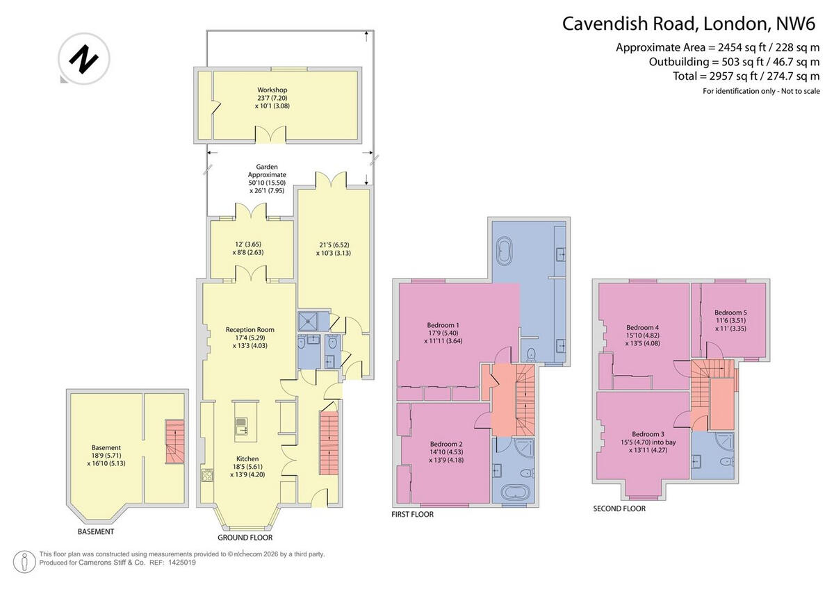 Cavendish Road, London, NW6 floorplan