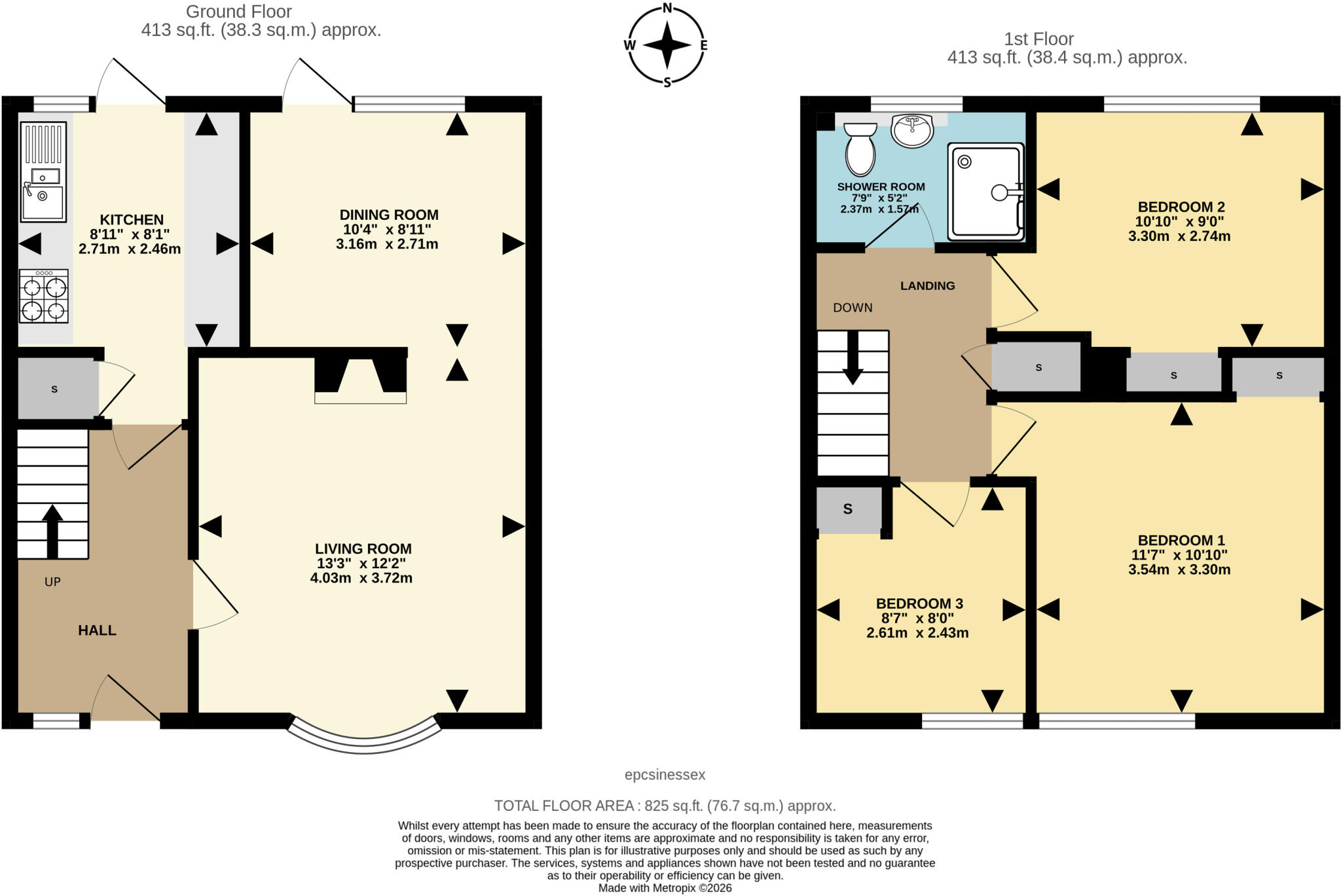 Paprills, Basildon, Essex floorplan