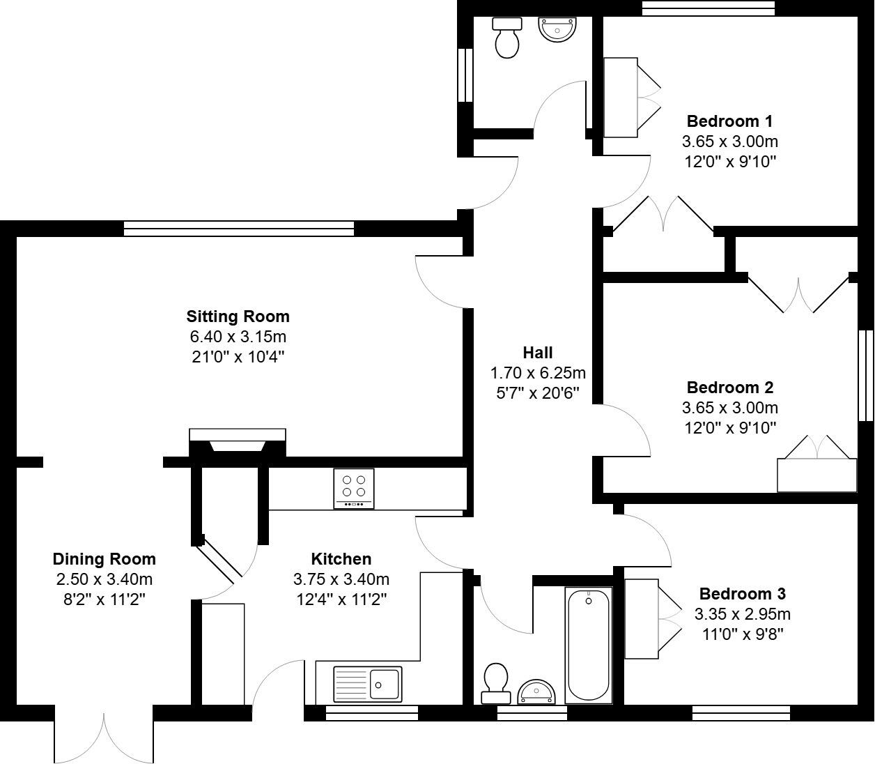 Strachan Close, Heacham floorplan