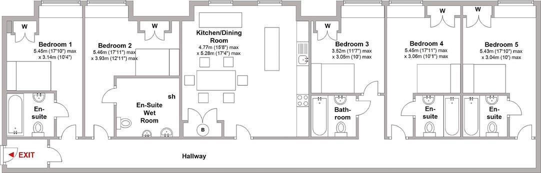 c9 Station House, Old Warwick Road, Leamington Spa floorplan
