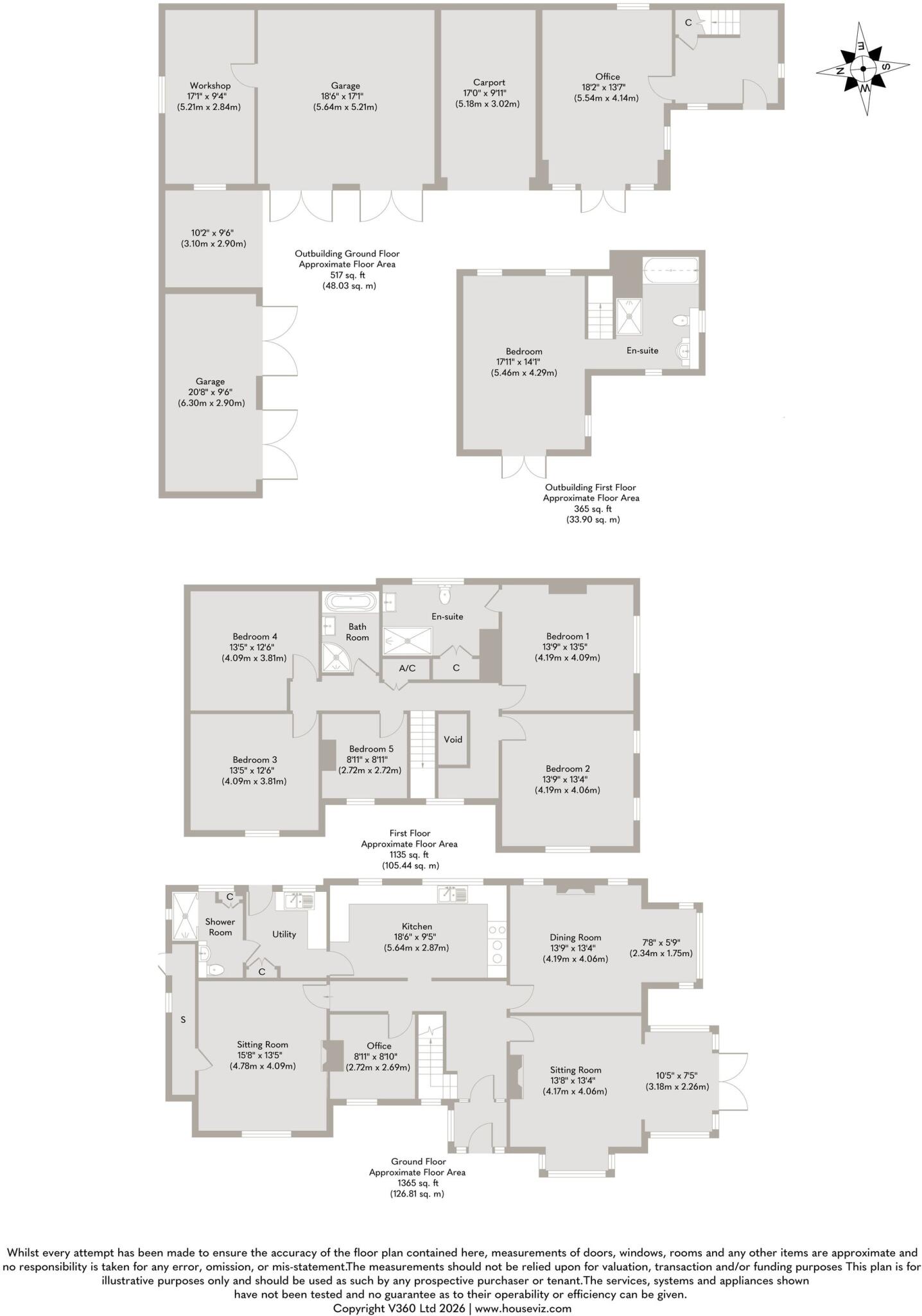 Five Bedroom Victorian Residence  in Acle floorplan