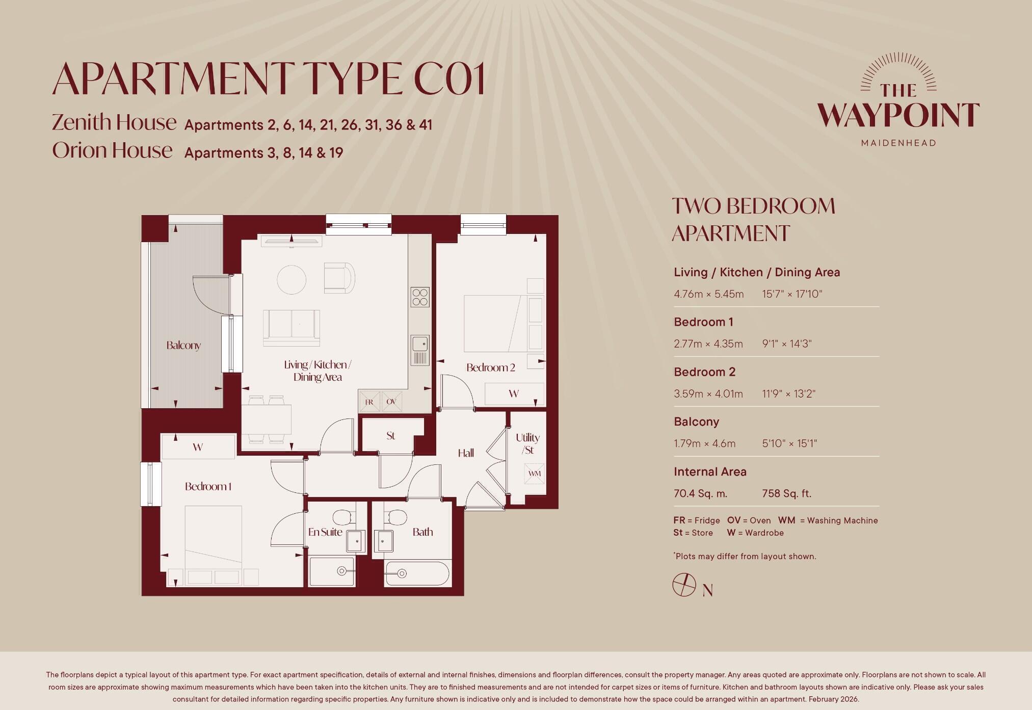 6 Zenith House floorplan