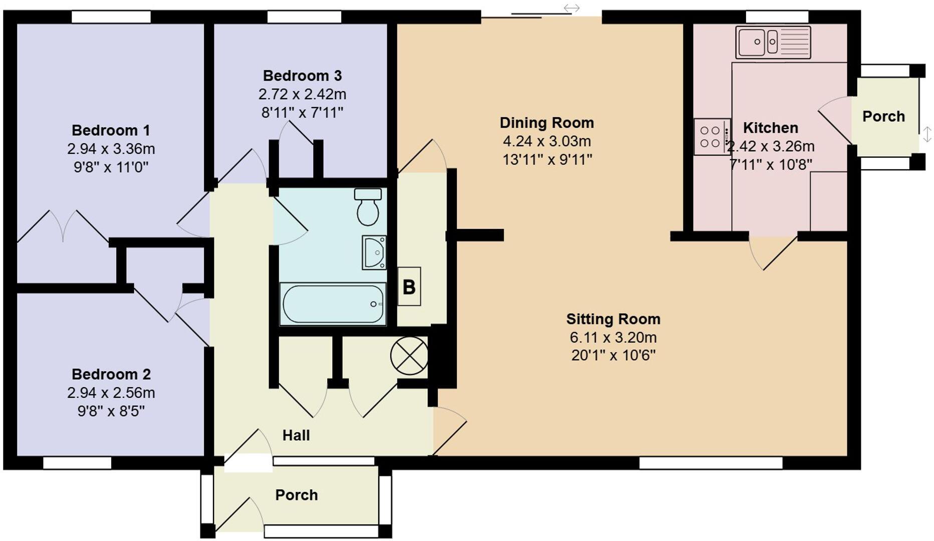 Pightle Close, Elmswell, IP30 floorplan
