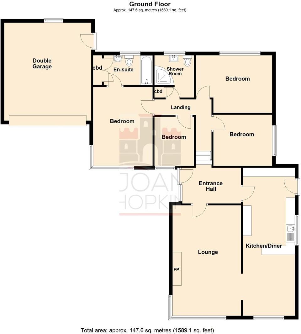 Cae Mair, Beaumaris floorplan