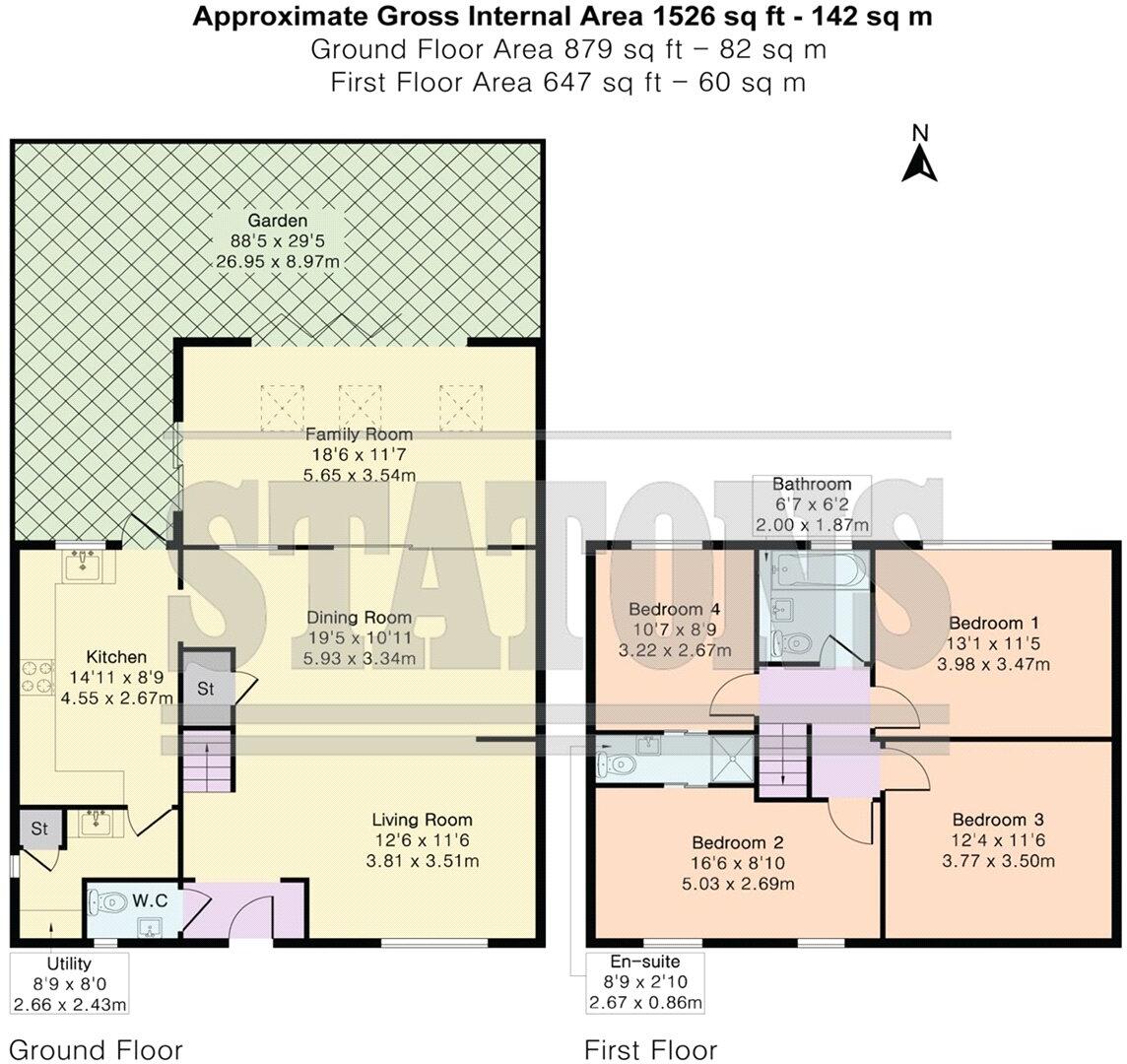 Bulls Lane, Welham Green, Herts, AL9 floorplan