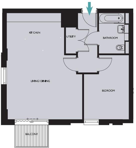 Baroque Gardens, Mary Rose Square, Lewisham, London floorplan