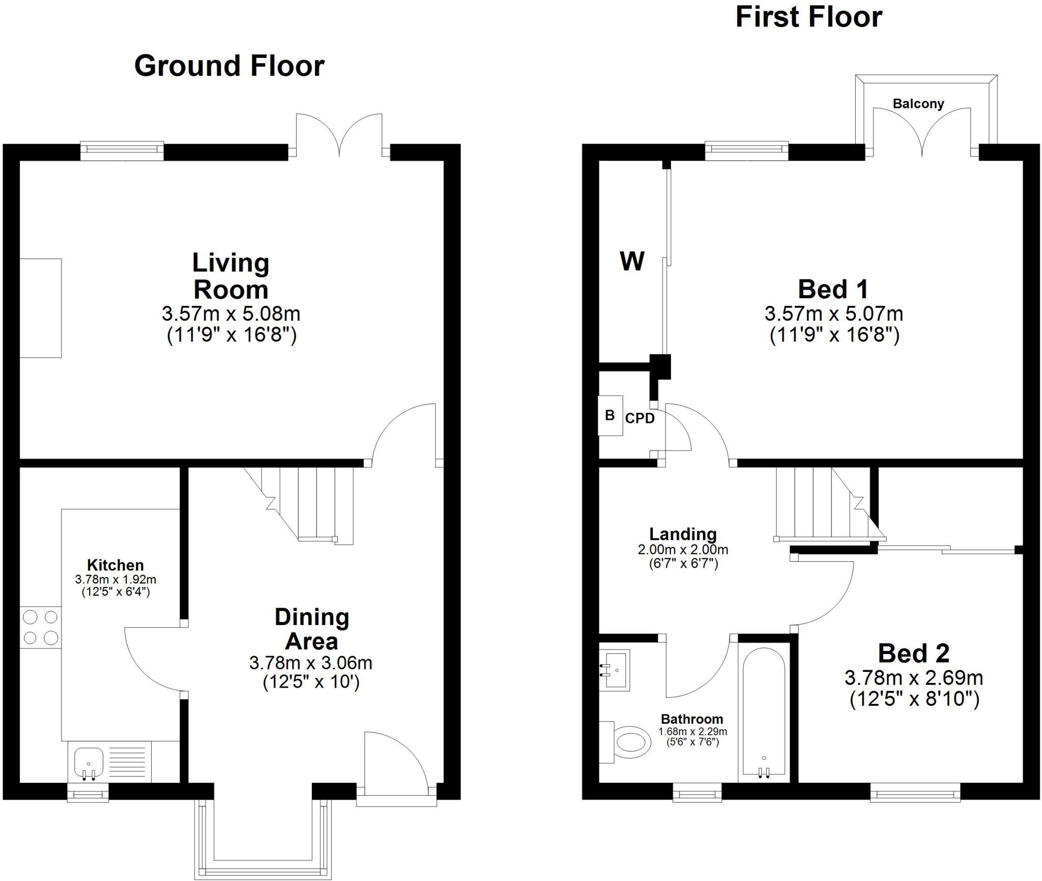 Garden Court, Canal Street, Chester floorplan
