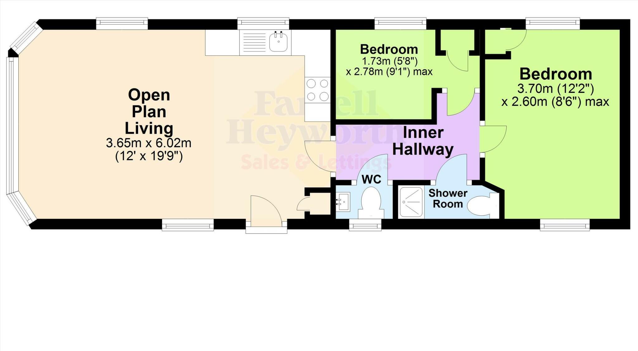 Venture Caravan Park, Westgate, Morecambe floorplan