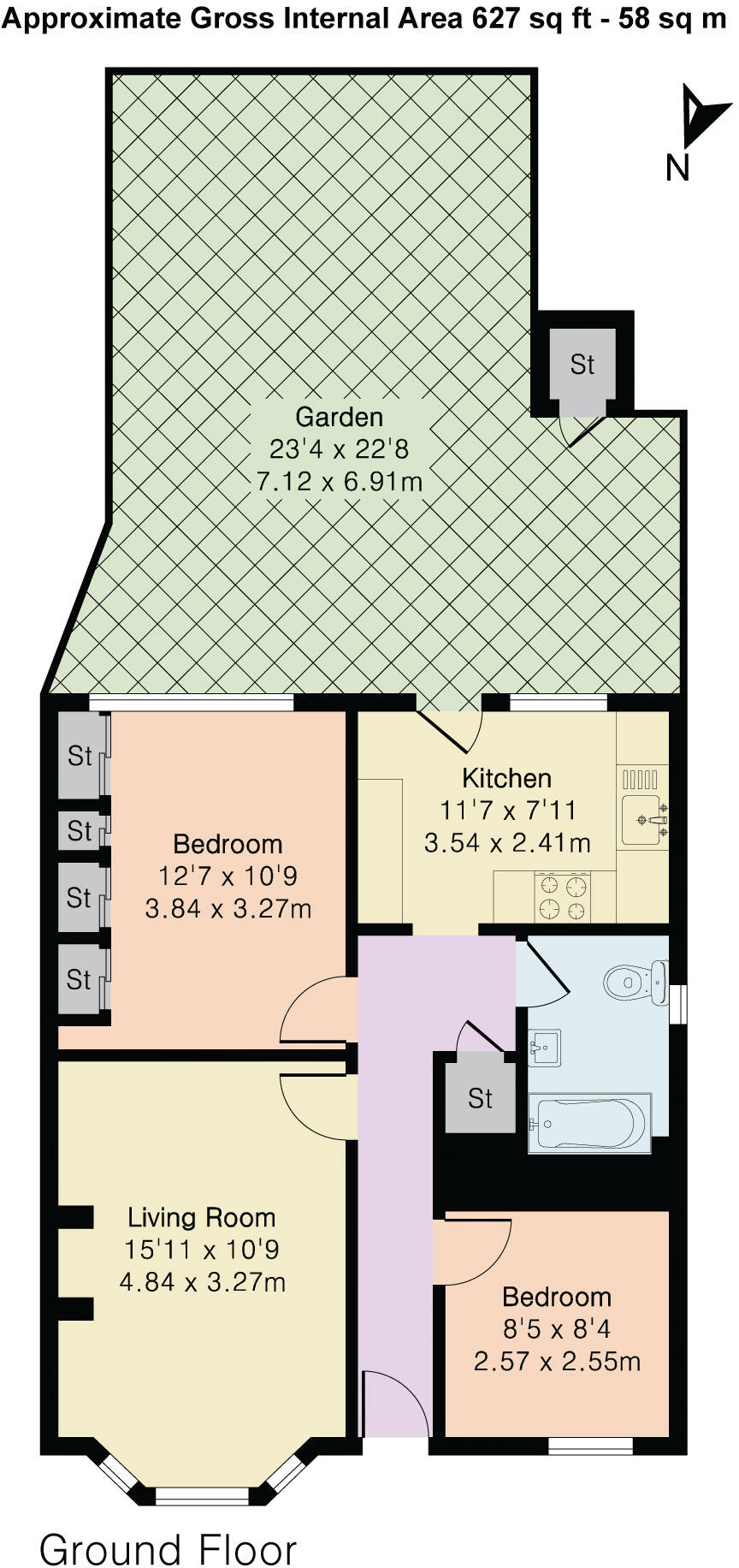 Tregenna Close, Southgate, Enfield floorplan
