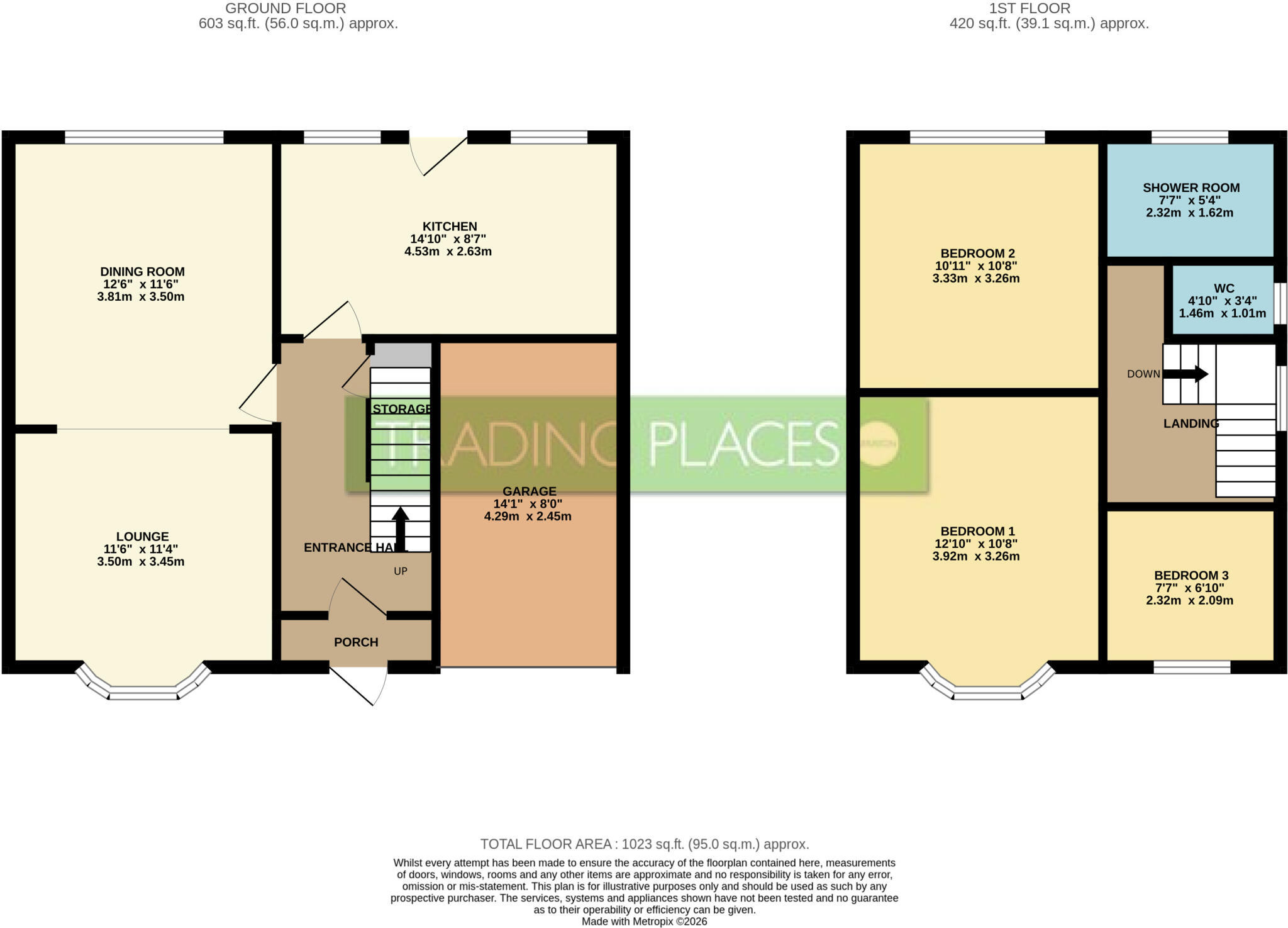 Beverley Avenue, Urmston, M41 floorplan