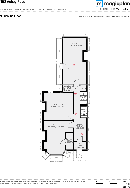 Ashby Road, Loughborough floorplan
