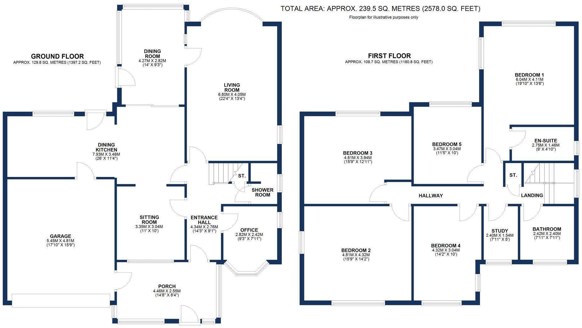 Wood Lane, TImperley floorplan