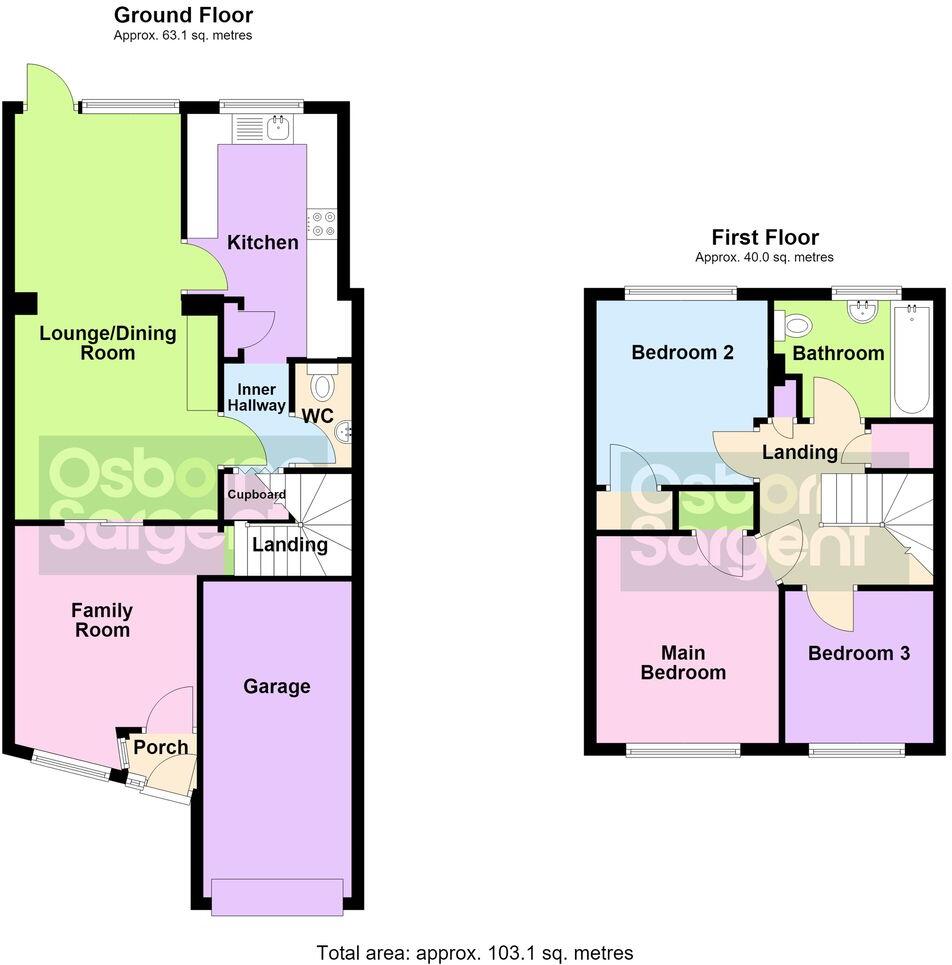 Rodney Close, Rugby, CV22 floorplan