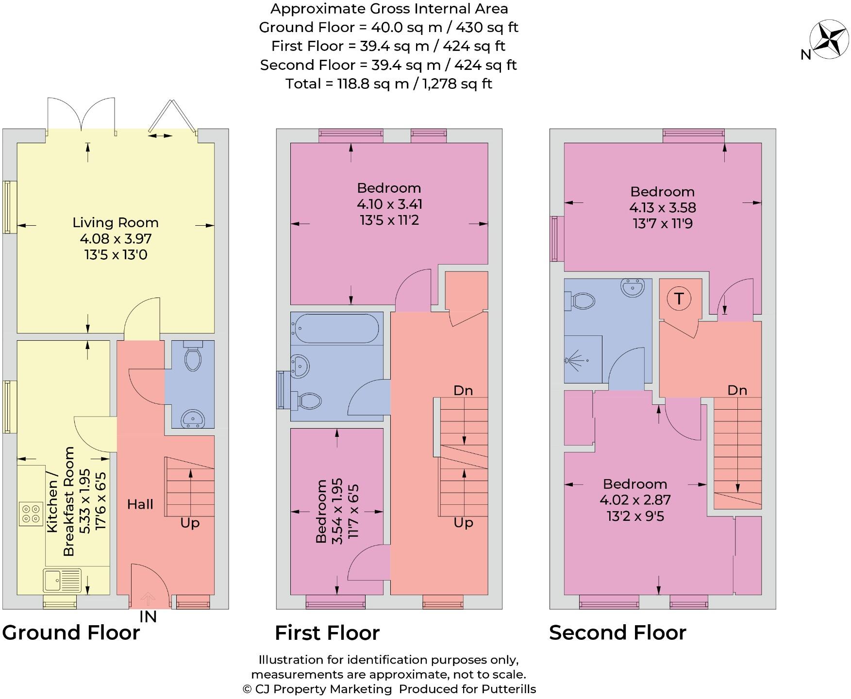 Birkin Court, Welwyn Garden City, Hertfordshire, AL7 3FA floorplan