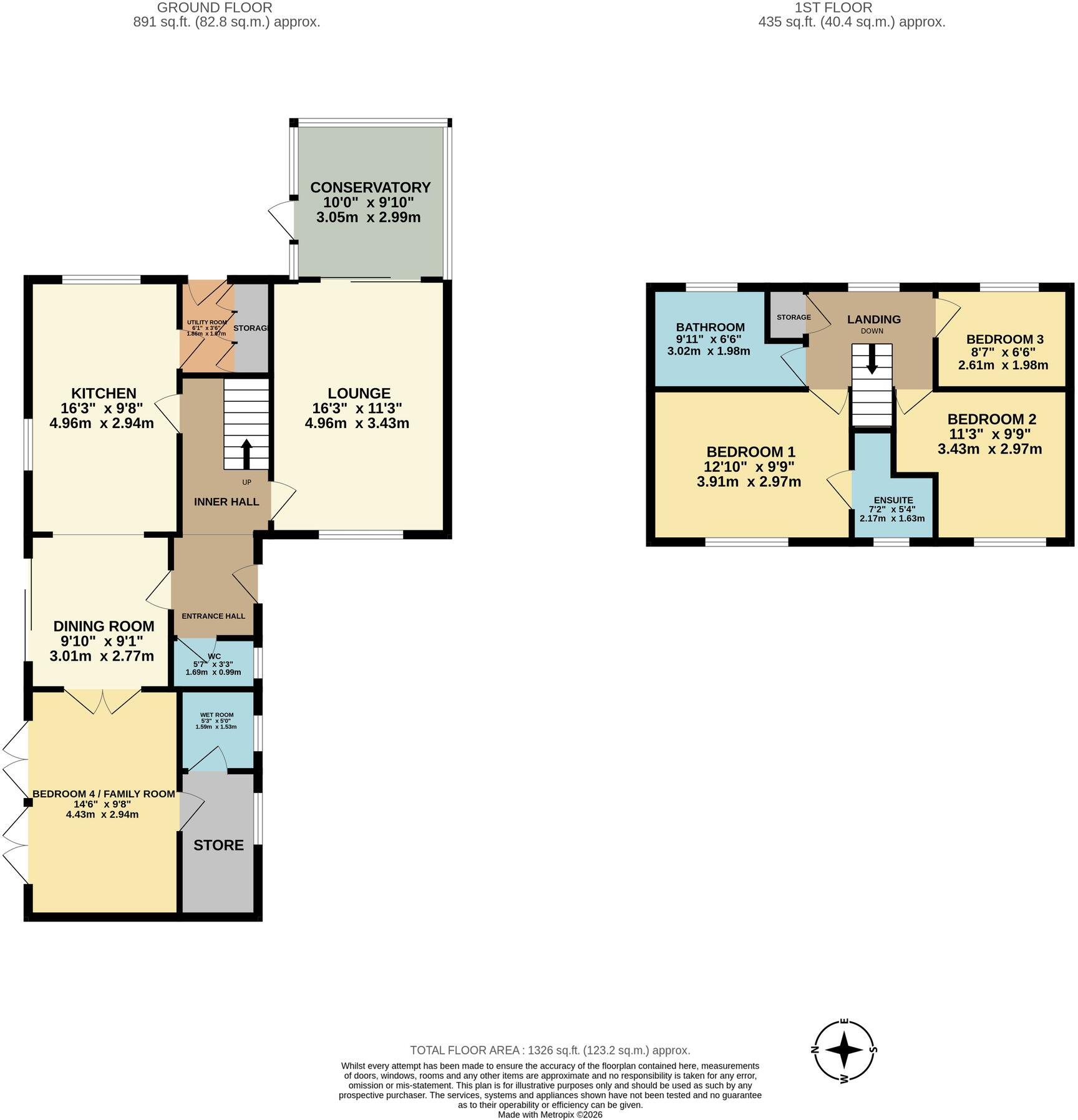 Winchester Drive, Melton Mowbray, LE13 floorplan