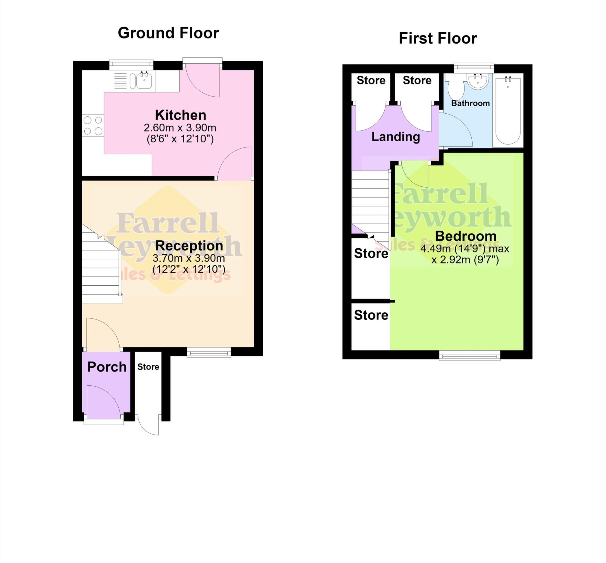75 Lords Croft, Clayton-Le-Woods, Chorley, Lancashire PR6 7TR floorplan