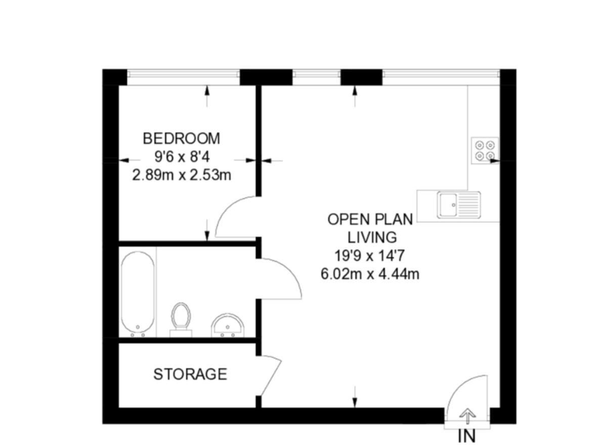 Kymberley, Harrow floorplan