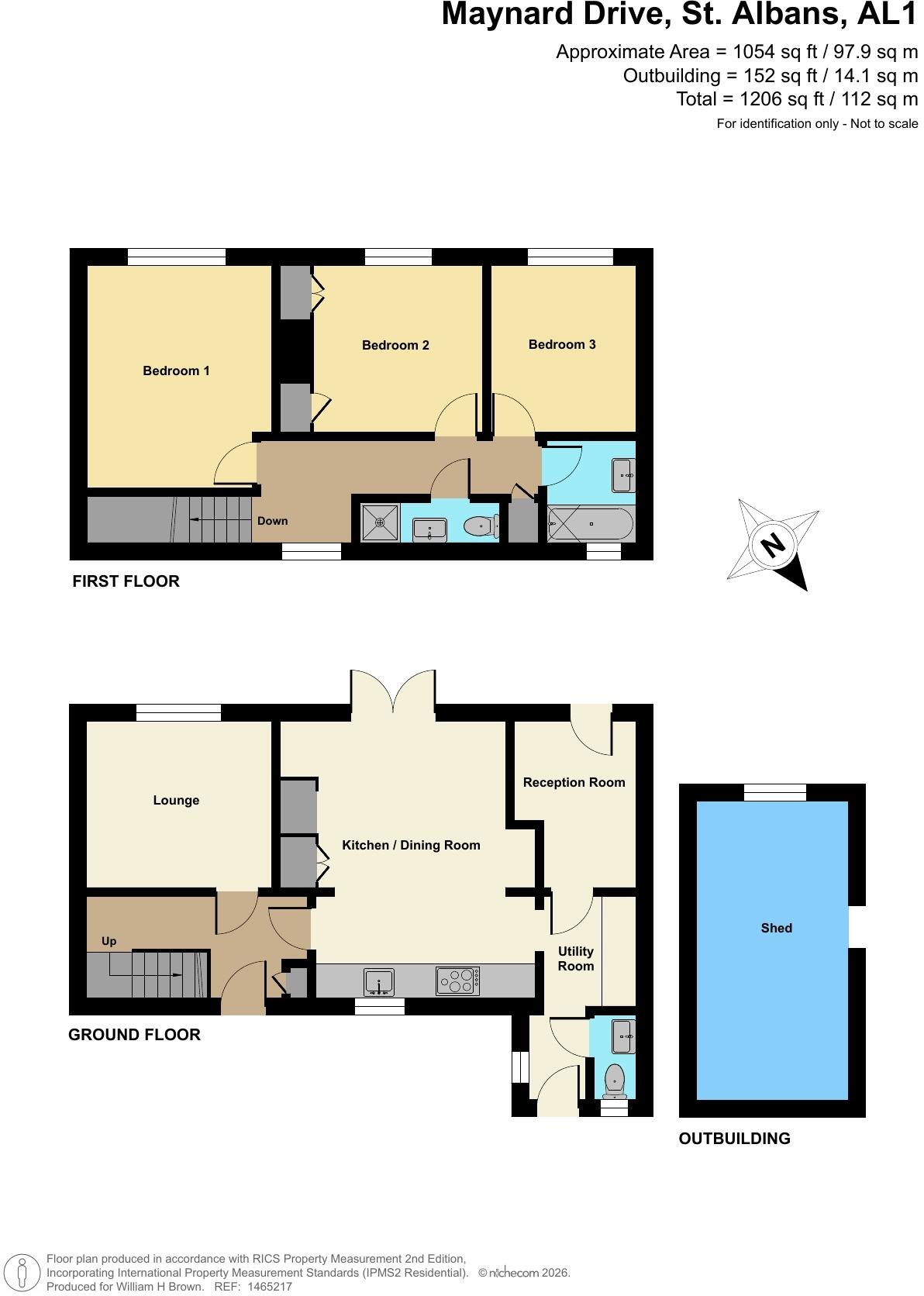 Maynard Drive, St. Albans floorplan