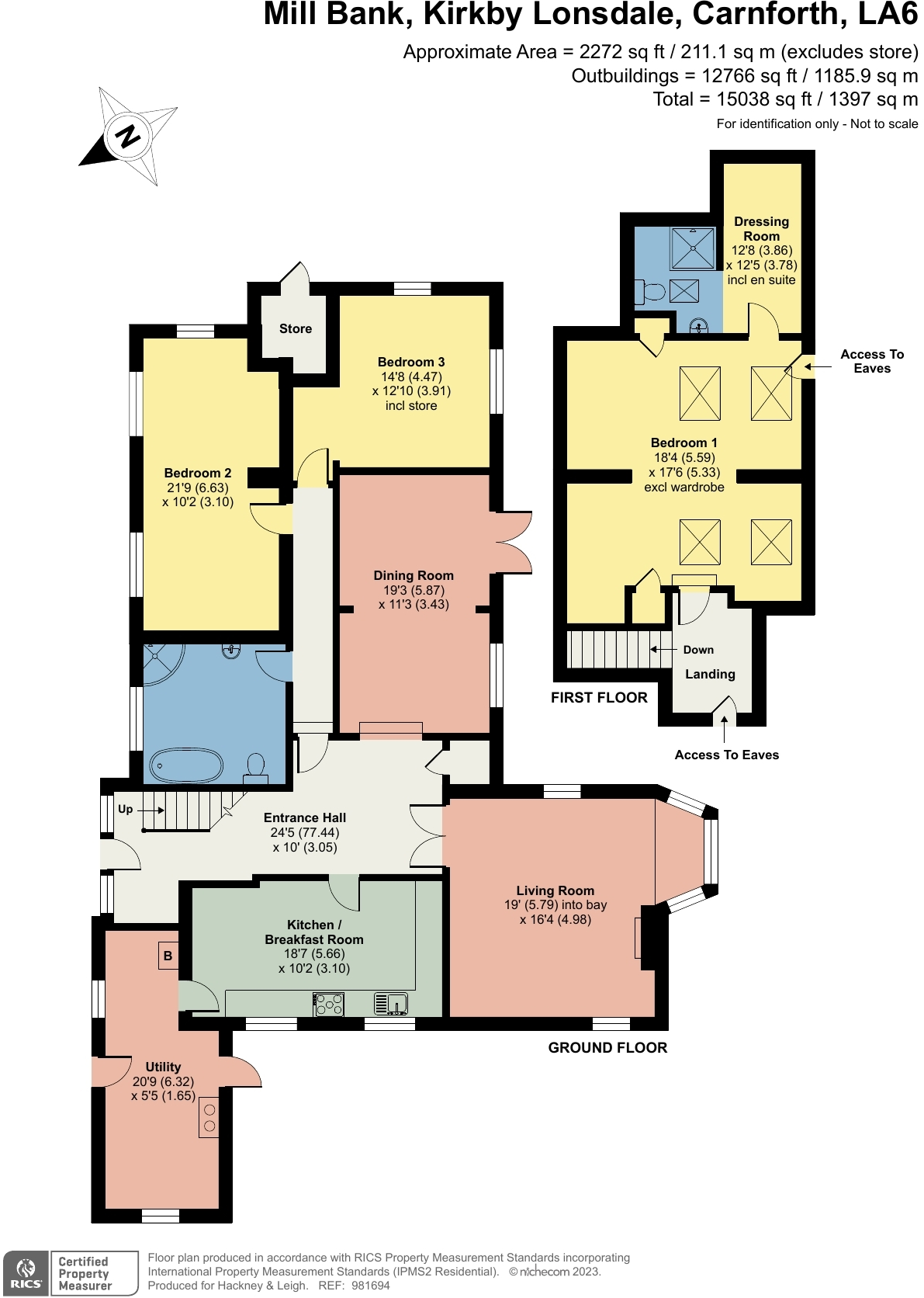 Mill Bank, Kirkby Lonsdale, Carnforth, LA6 2DG  floorplan