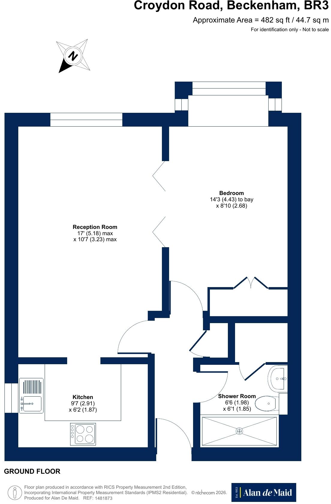 Croydon Road, Beckenham floorplan
