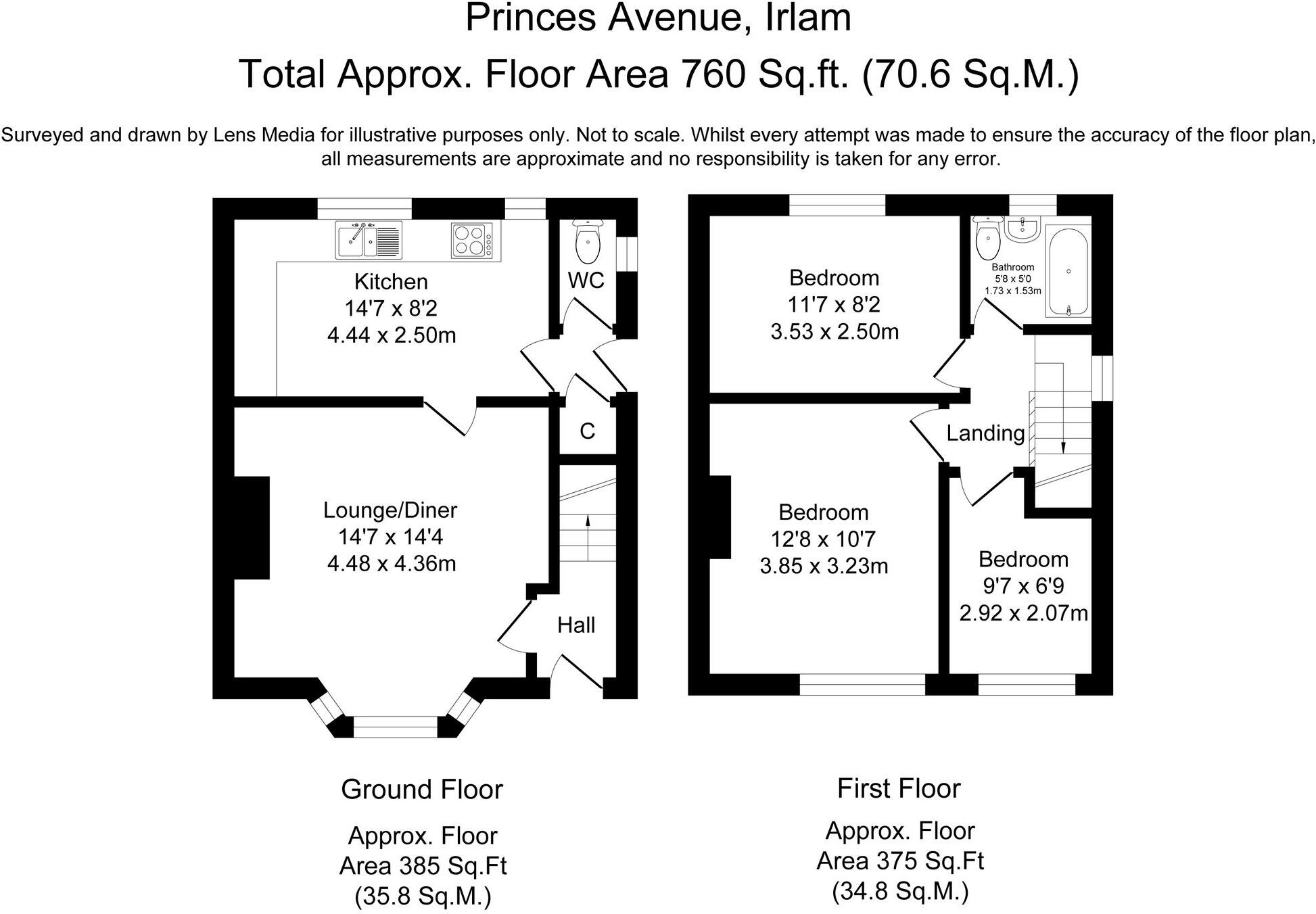 Princes Avenue, Irlam, M44 floorplan