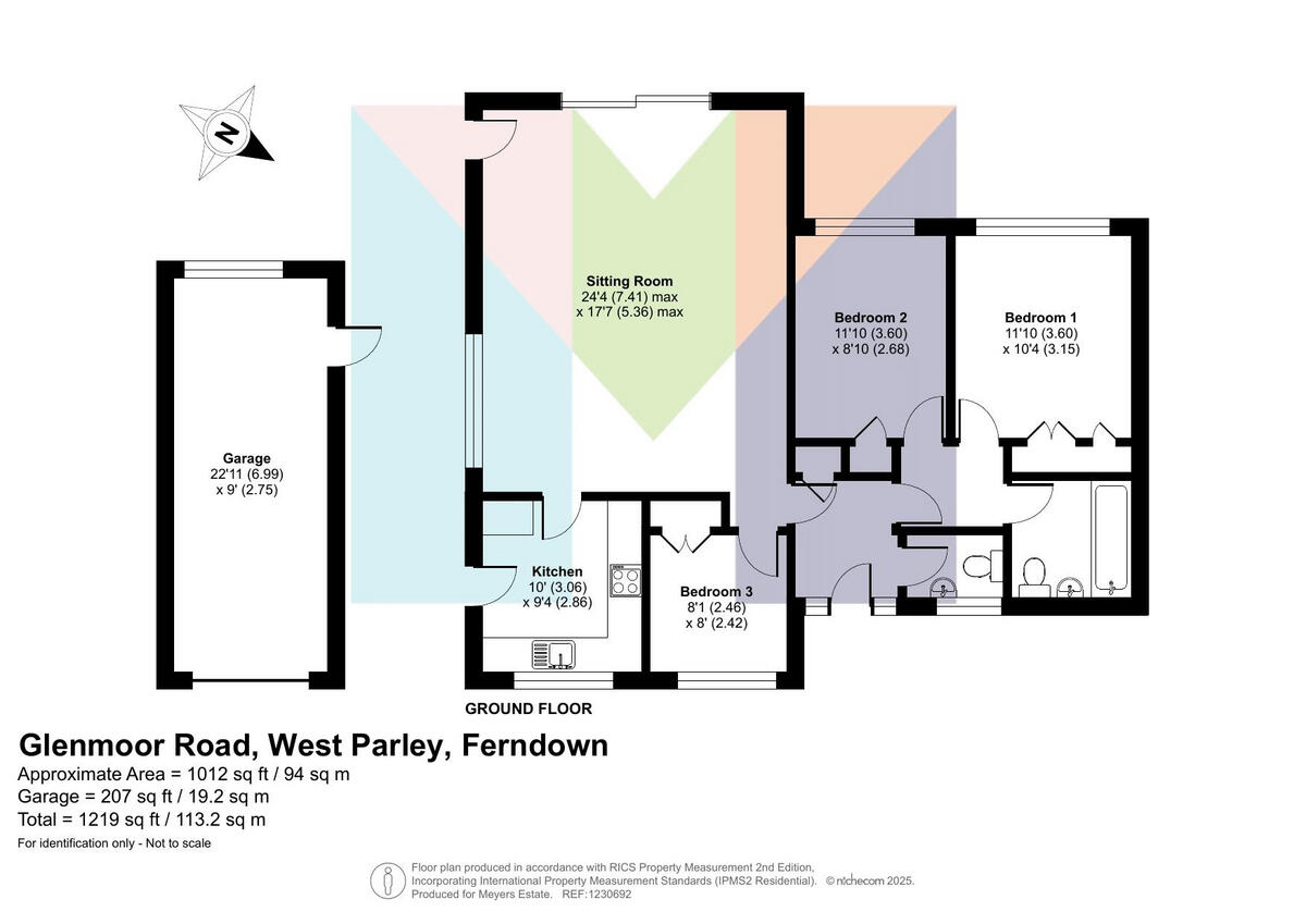 Glenmoor Road, Ferndown, BH22 8 floorplan