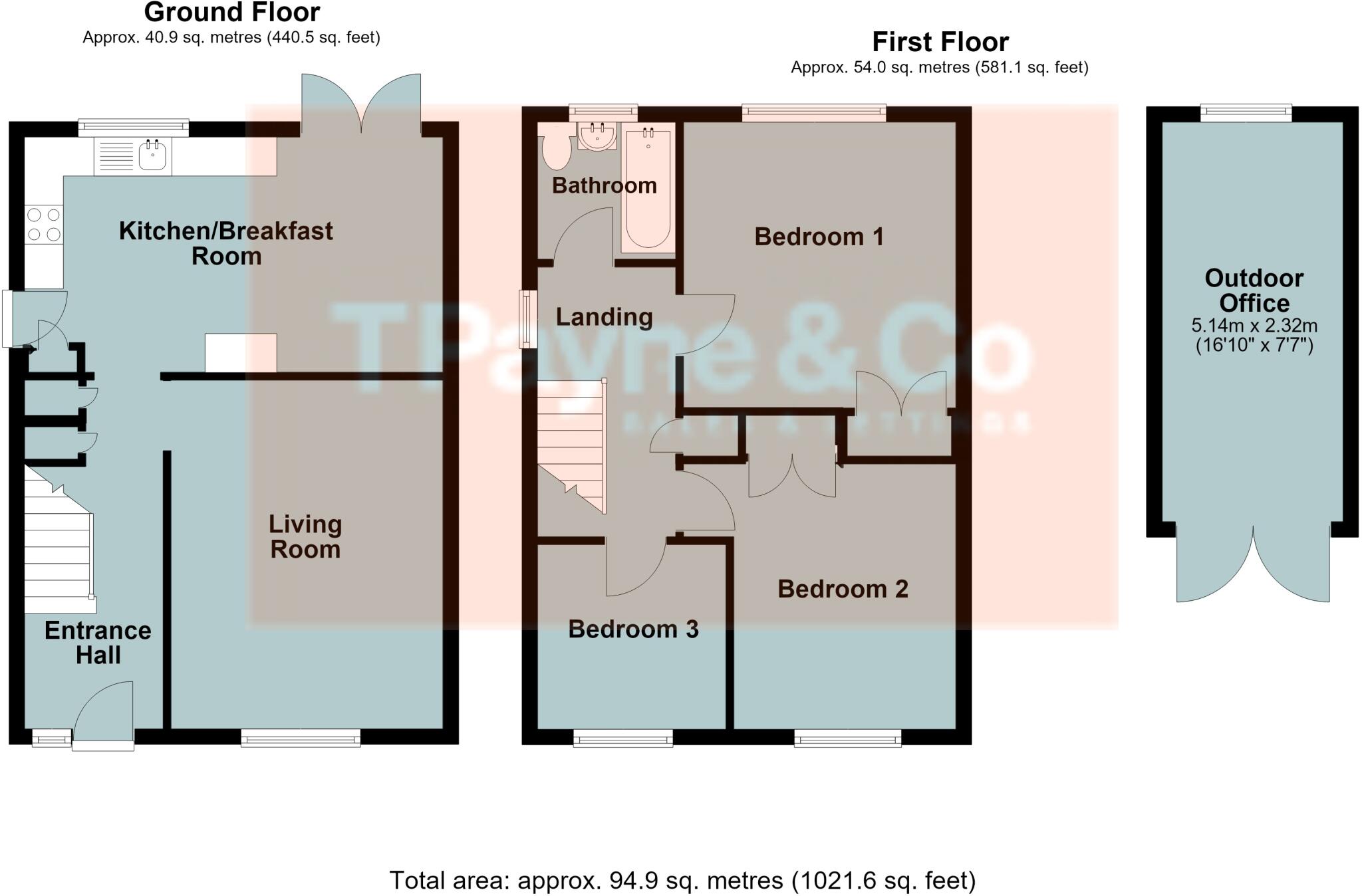 Fairview Drive, Chatteris, Cambs., PE16 6QH floorplan
