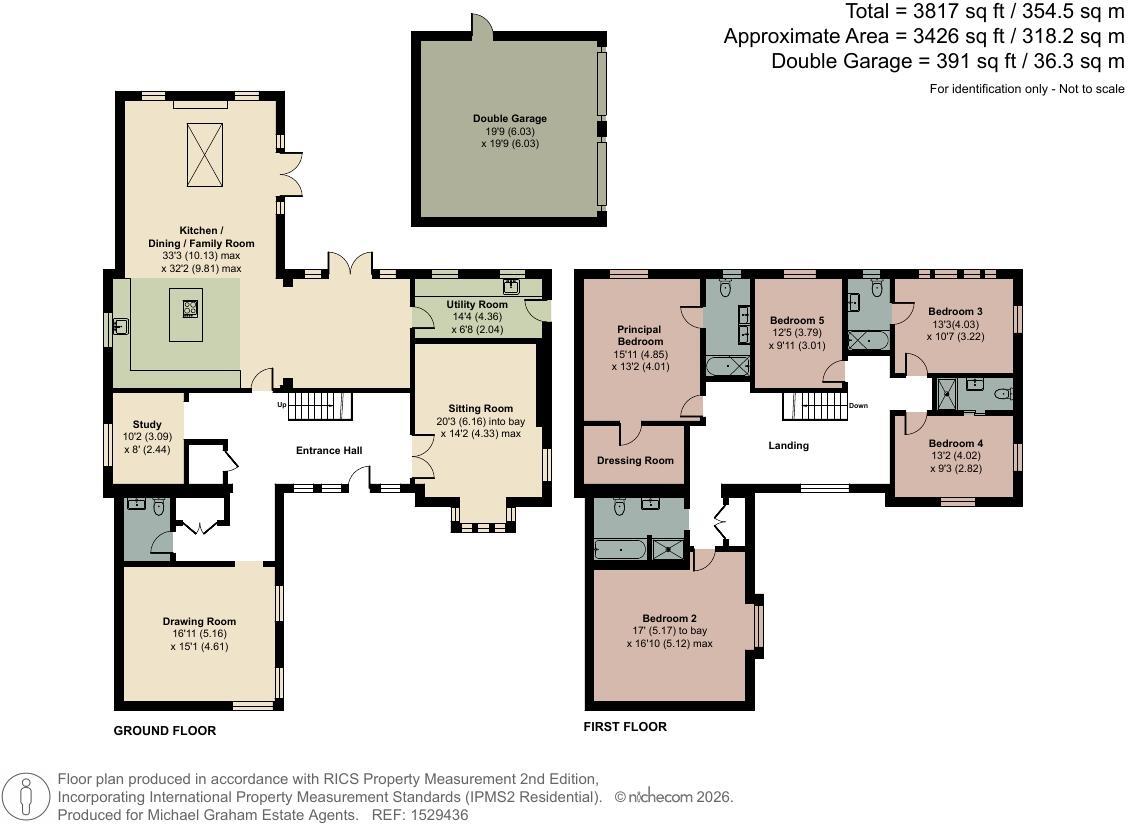 Hedgerow Gardens, Thornborough, Buckinghamshire, MK18 floorplan