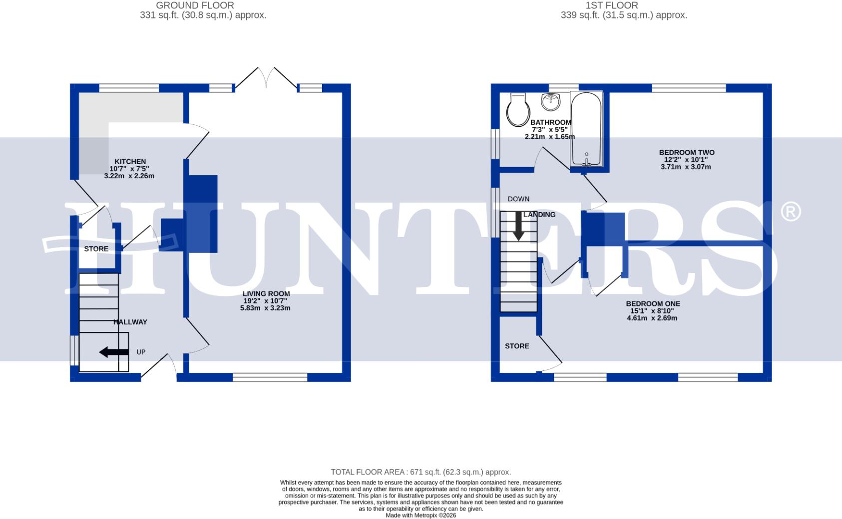 Tong Way, Farnley, Leeds floorplan
