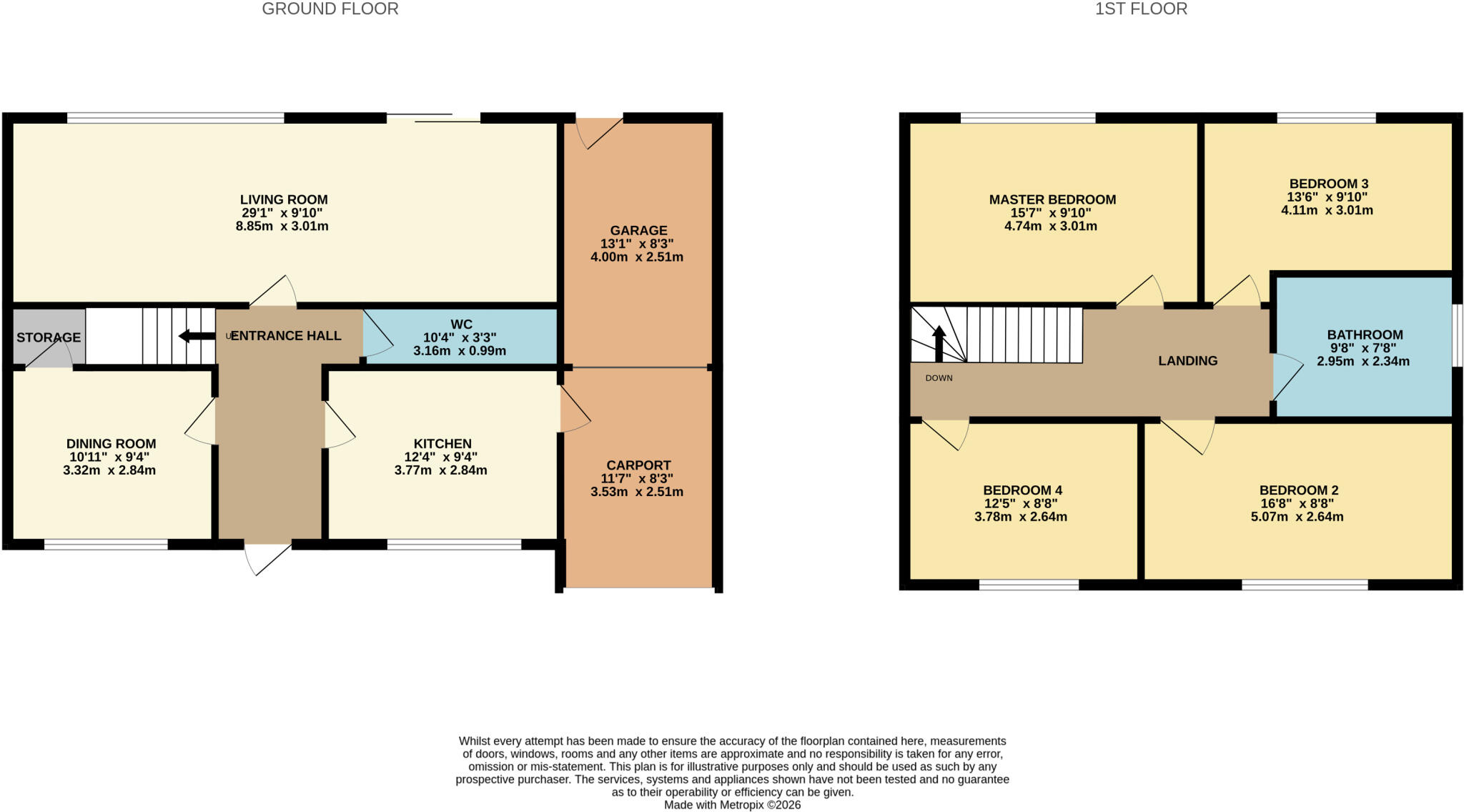 Edge Hill, Wood End, Atherstone, Warwickshire, CV9 floorplan