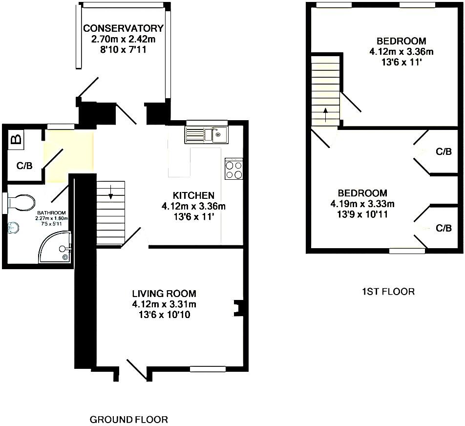 Holmbush Road, St Austell, PL25 floorplan